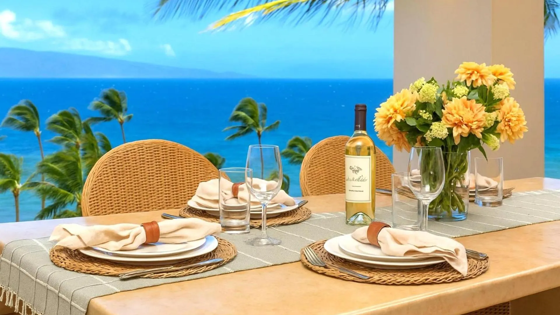 Kbm Resorts Free Car Hale Makaiatmontagekapalua Bay Beachfront Condo Apartment Kapalua